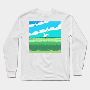 One bird beautifully flying Long Sleeve T-Shirt